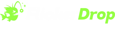 Логотип FLICKERDROP